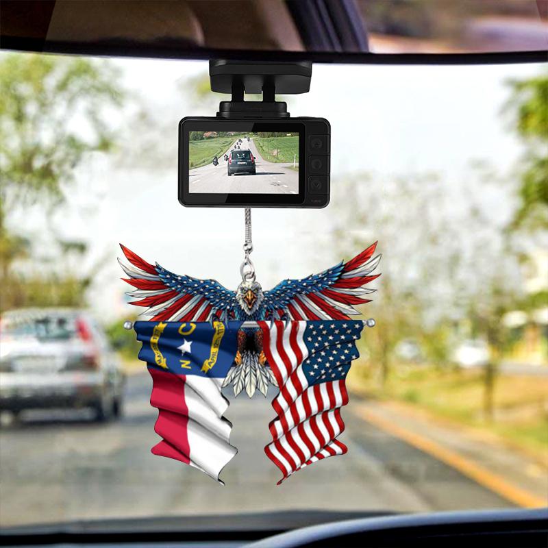 Skanto | Eagle Flag Hanging Ornament for Car