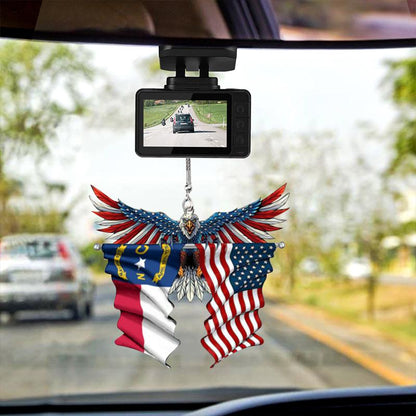 Skanto | Eagle Flag Hanging Ornament for Car