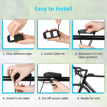 Wireless theft alarm system for bicycles