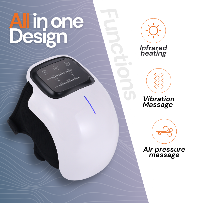 BowLift | Knee Massager with Red Light Therapy for Pain Relief and Muscle Recovery