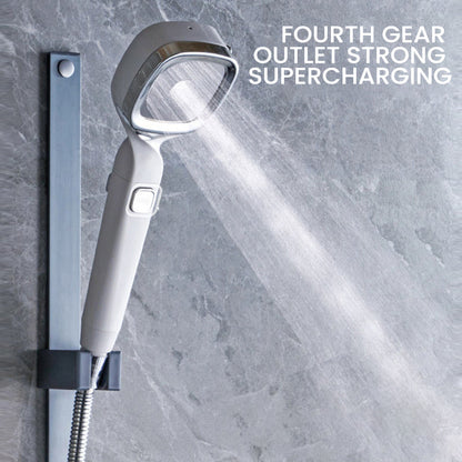 4-mode Handheld Pressurized Shower Head with Pause Switch | Bowlift