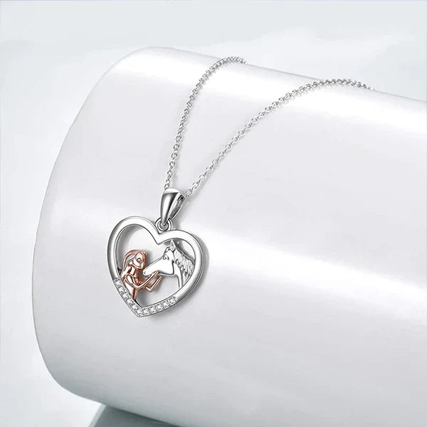 Skanto | Girl and Horse Necklace Chain
