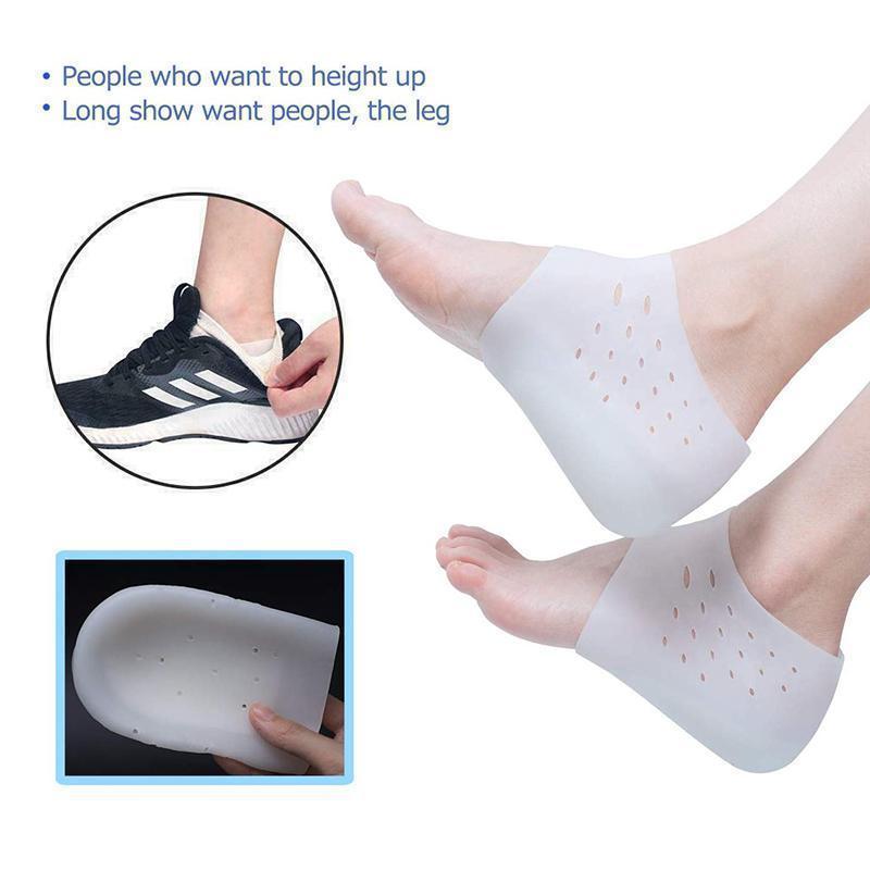 Invisible height-increasing insoles
