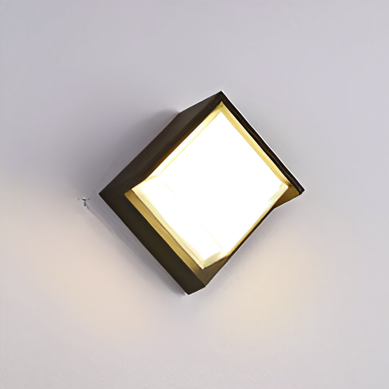 Waterproof outdoor LED wall lamp with motion sensor