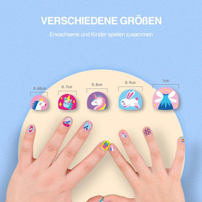 BowLift | Nail Sticker Set for Kids (520 Pieces)