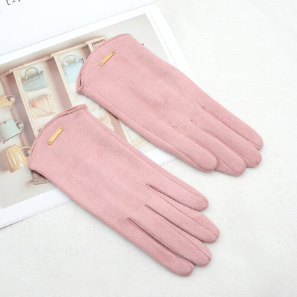 Classic Suede Women's Gloves - SuaveTouch