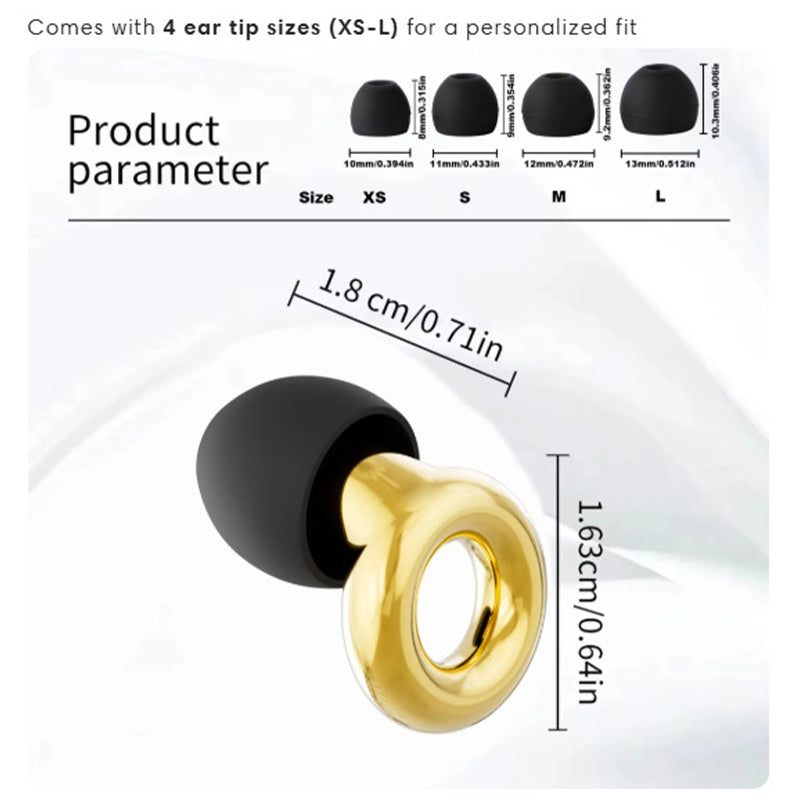 Skanto | Electroplating Turbine Silent Earplugs