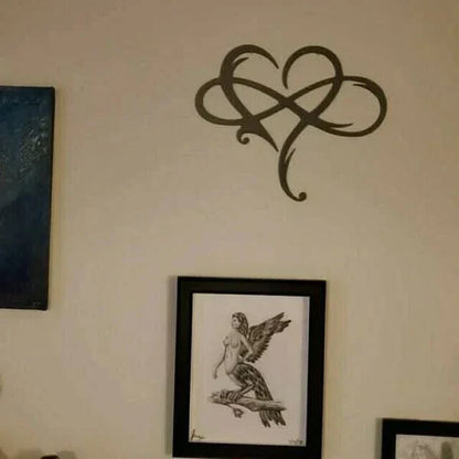 Skanto | Iron Wall Art with Infinity Heart Design