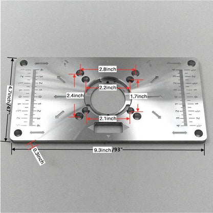 Skanto | Aluminum Router Table Insert Plate