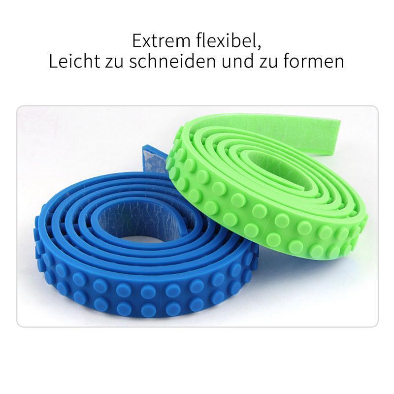 Self-adhesive building block silicone tape
