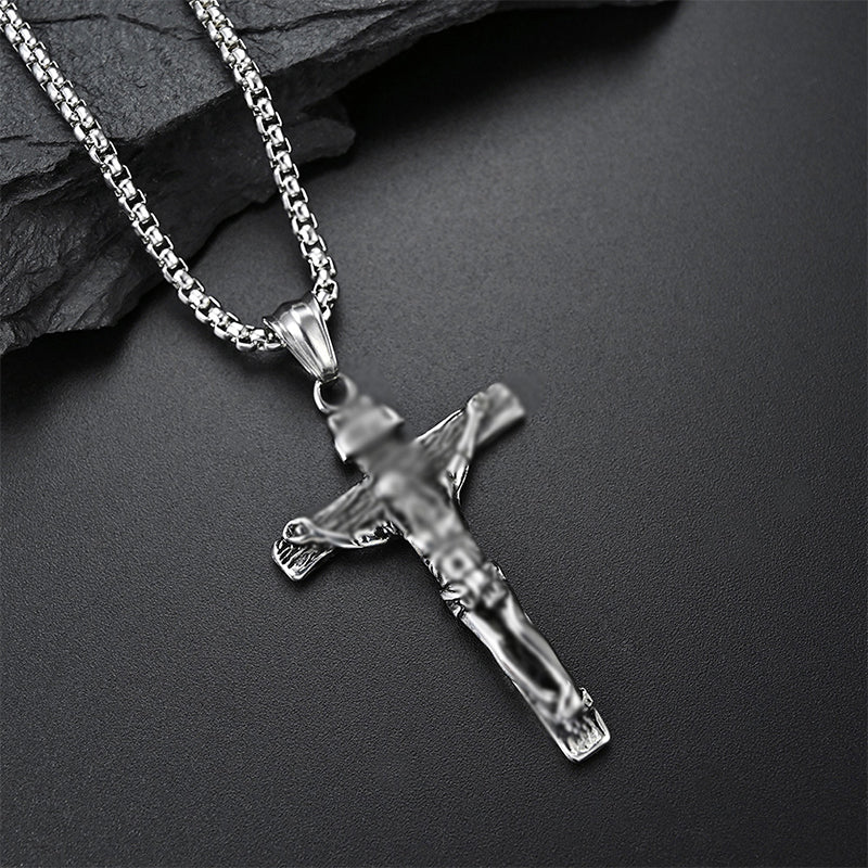 Skanto | Titanium Steel Cross Pendant Necklace