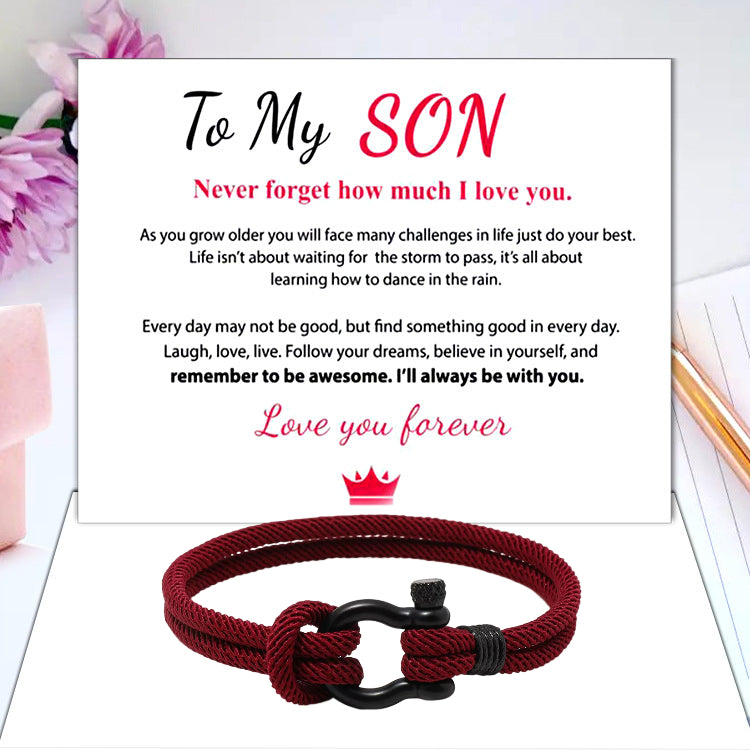 Skanto | To My Daughter Forever Nautical Bracelet