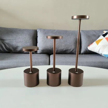 Frendorf | LumaLite Rechargeable LED Table Lamp | Wireless | Dimmable | Modern Design for Restaurants and Home