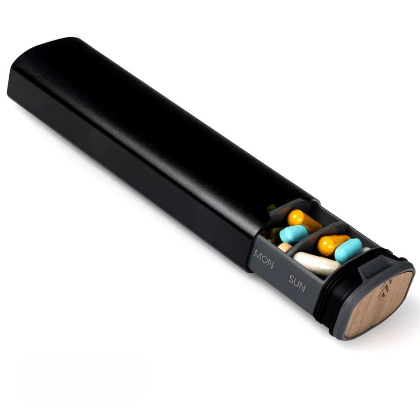 Skanto | 7-Day Pill Organizer – Compact Leak-Proof Pill Box for Home and Travel