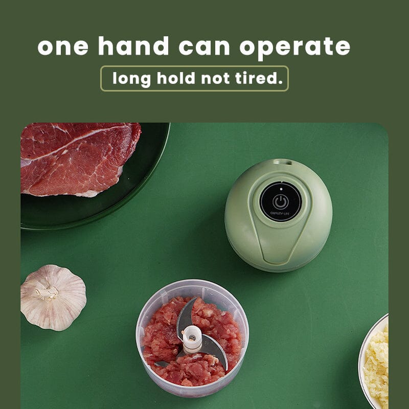 USB rechargeable electric garlic chopper | Brehn