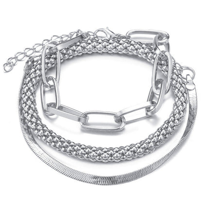 BowLift | 3pc Chunky & Elegant Bracelet Stack