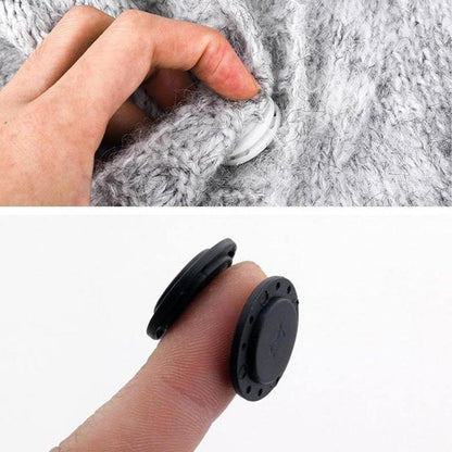 High-quality invisible plastic magnetic button, 5 pieces
