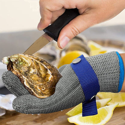 Stainless steel mesh metal laboratory protective gloves