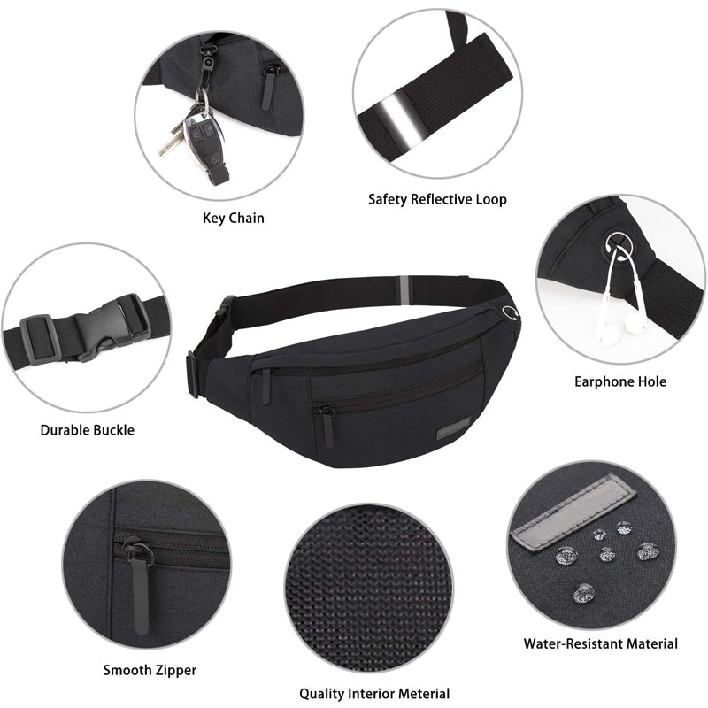 Skanto | Large Crossbody Fanny Pack Belt Bag