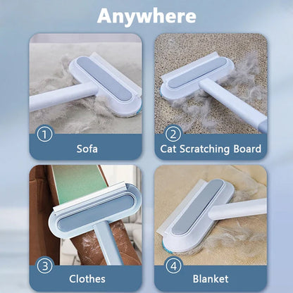 Double-sided Window Screen Cleaning Brush Glass Wiper, Multi-function Pet Hair Lint Remover | Bowlift