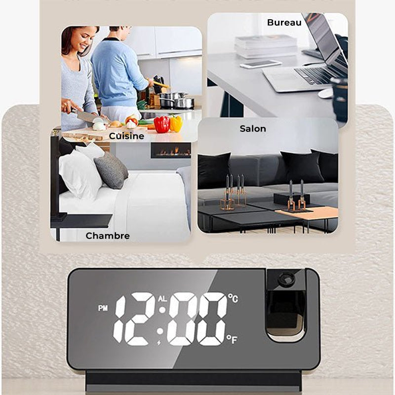 Intelligent digital projection clock | Bowlift