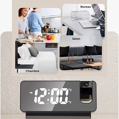 Intelligent digital projection clock | Bowlift