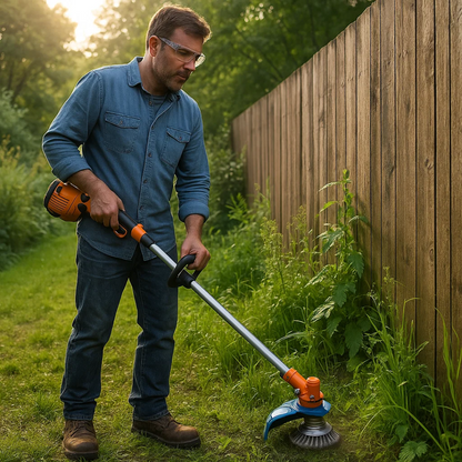 GrassCut TurboHead – Universal 6-Blade Weed Brush for Trimmers | Bowlift