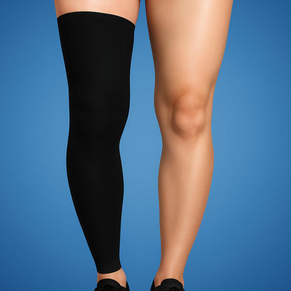 FlexiRelief | Full Leg Compression Sleeve – Knee Support – Graduated Pressure – Pain Relief – Recovery – Swelling Reduction Bowlift