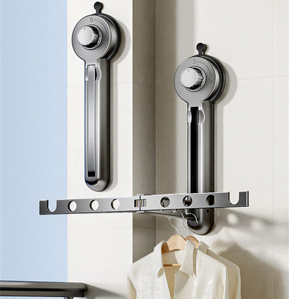 Skanto | Foldable Suction Cup Clothes Drying Rack for Windows
