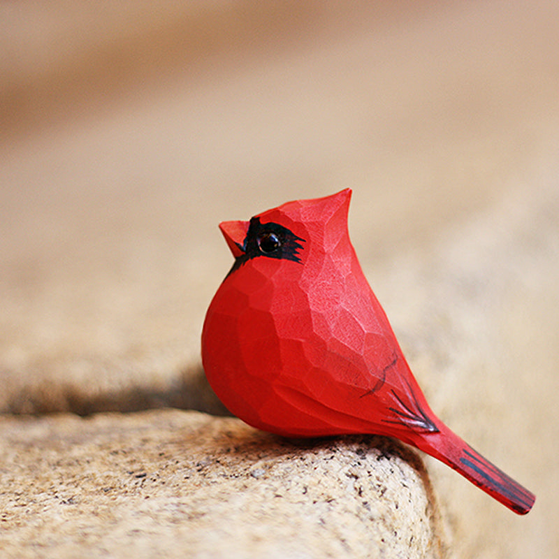 BowLift | Cardinal Hand Wood Carving