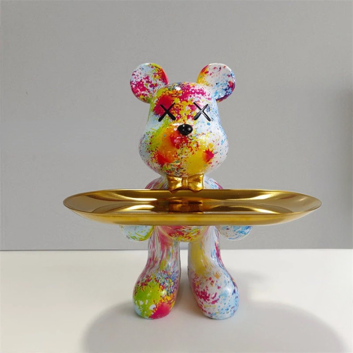 Skanto | BearServe - Bear Sculpture with Tray