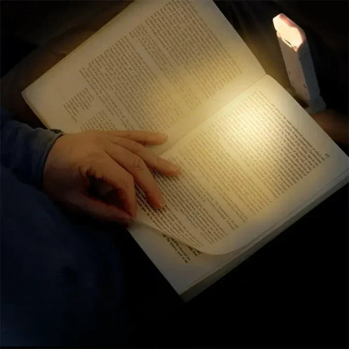 Skanto | Reading Light - Adjustable LED Clip Light with Rechargeable Battery, USB Powered for Bedside Reading, Best for Bookworms and Kids