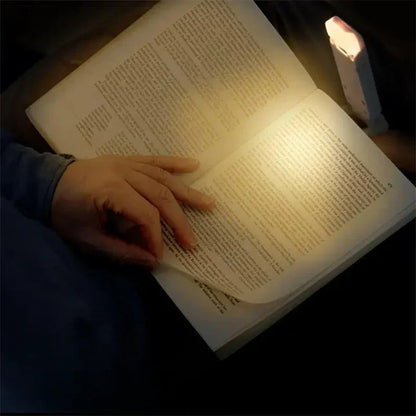 Skanto | Reading Light - Adjustable LED Clip Light with Rechargeable Battery, USB Powered for Bedside Reading, Best for Bookworms and Kids
