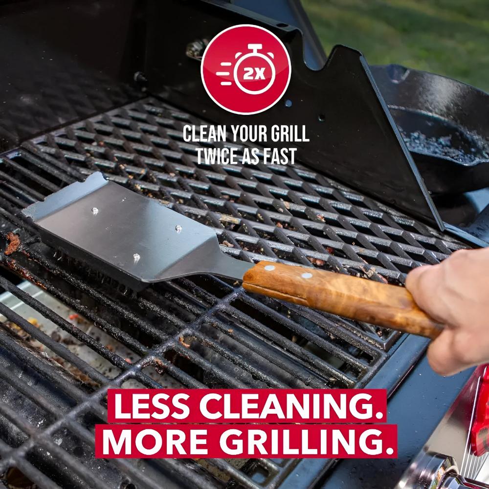 BowLift | Stainless Grill Brush and Scraper