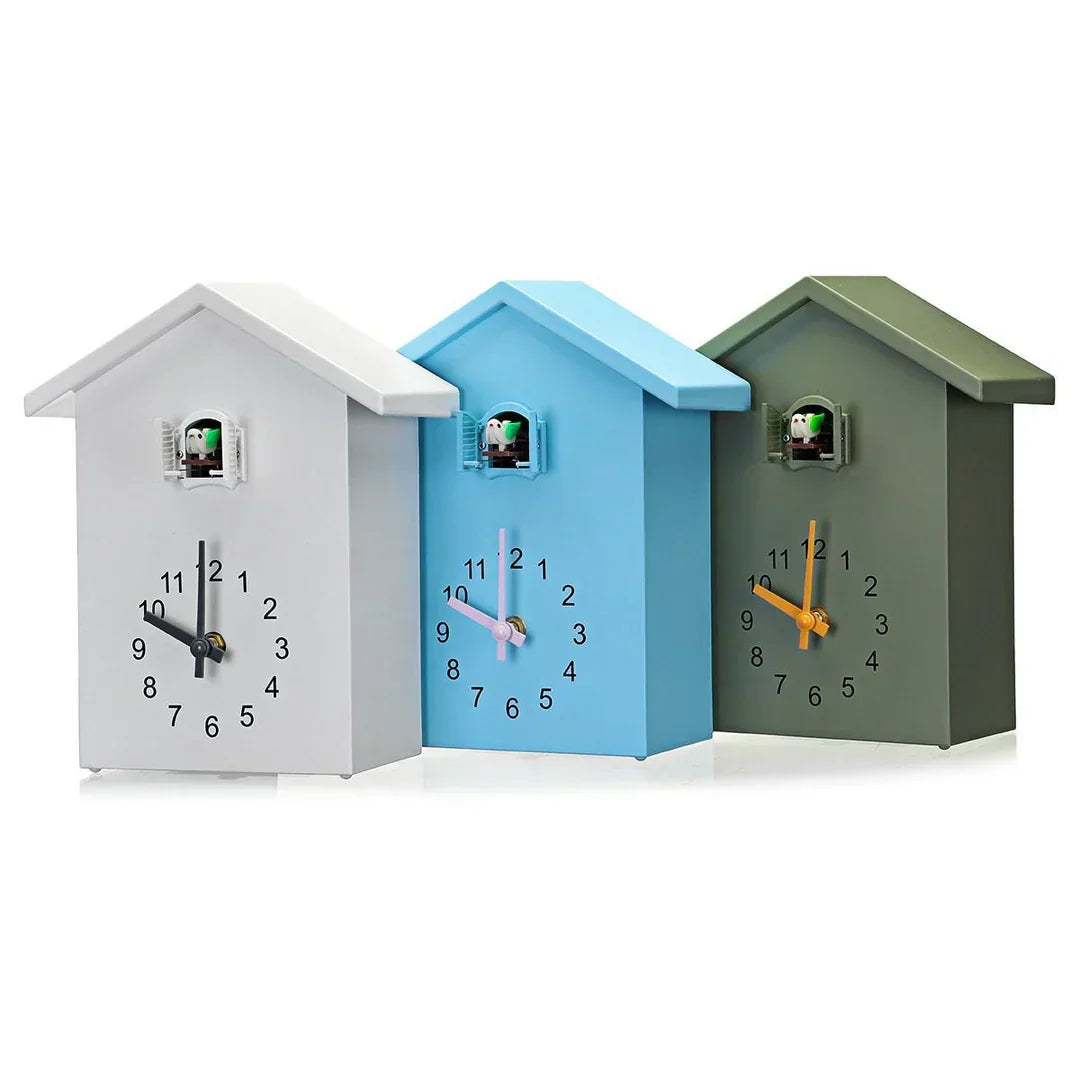BowLift | Modern Cuckoo Wall Clock – Elegant Minimalist Design with Hourly Cuckoo Sound