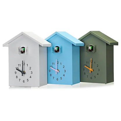 BowLift | Modern Cuckoo Wall Clock – Elegant Minimalist Design with Hourly Cuckoo Sound