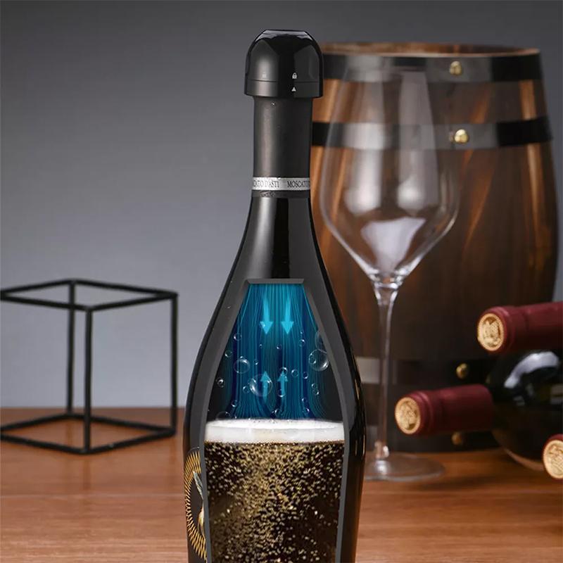 Skanto | Reusable Leak-Proof Silicone Sealing Cap for Champagne and Wine Bottles