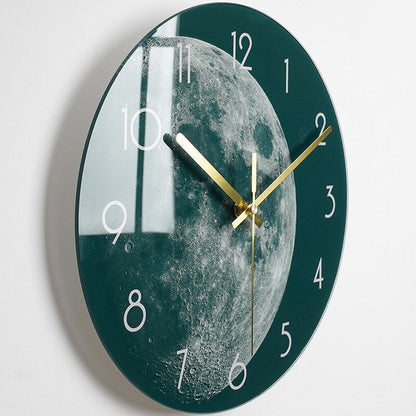 Elegant Wall Clock made of Glass Bowlift