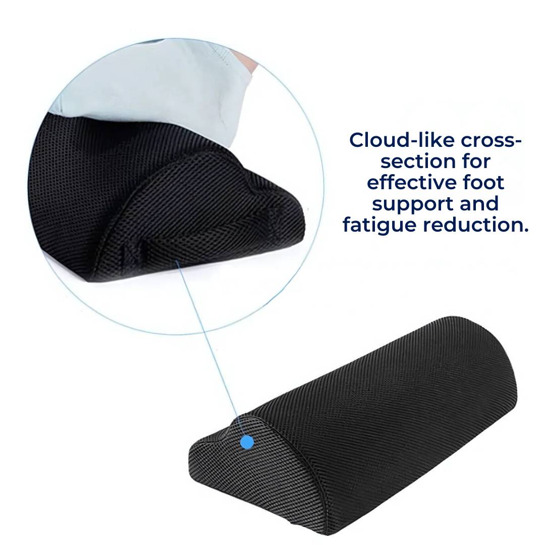ErgoLift Comfort Foot Rest Cushion | Ergonomic Support - Improved Circulation - Back Pain Relief - Enhanced Posture - at Home or Office Bowlift