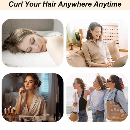 BowLift | Satin heatless curling iron set
