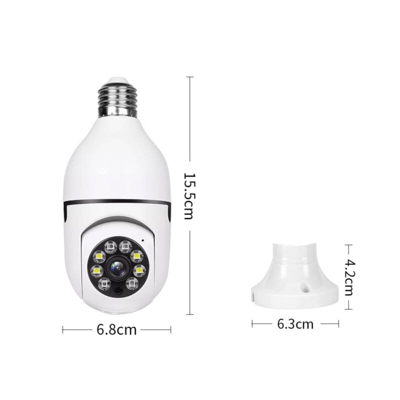 Wireless Wi-Fi Security Camera with Light Bulb | Karnz