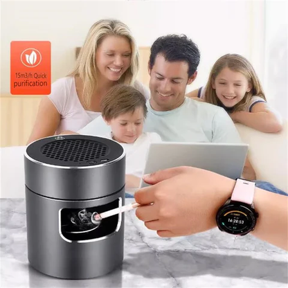 BowLift | Smart Smokeless Ashtray – Negative Ion with HEPA Filter & Rechargeable Battery
