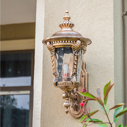 BowLift | Outdoor Vintage Glass Wall Lantern Light