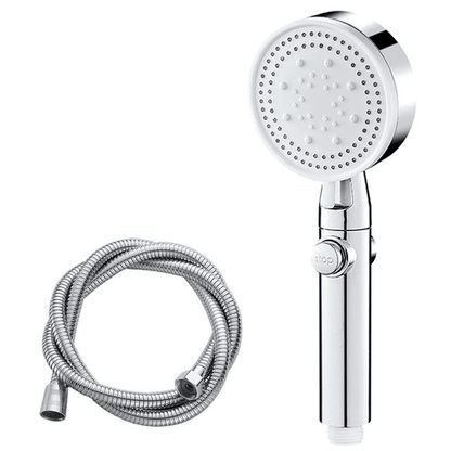 FlowControl Shower Head with 5 Settings and Push Button | Skanto