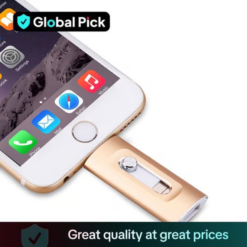 3-in-1 USB stick with large storage capacity for mobile phone and computer