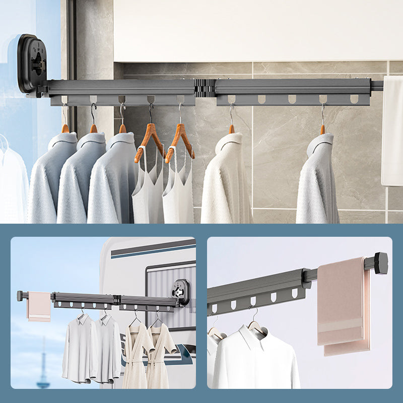 Sandsberg | Wall-mounted foldable clothes rack with suction cup