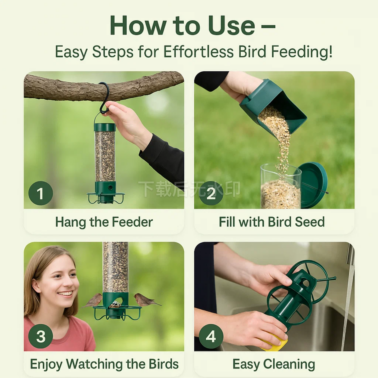BowLift | Squirrel Proof Bird Feeder | Heavy-Duty Metal, Multi-Feeding Ports & Ideal for Backyard Birdwatching