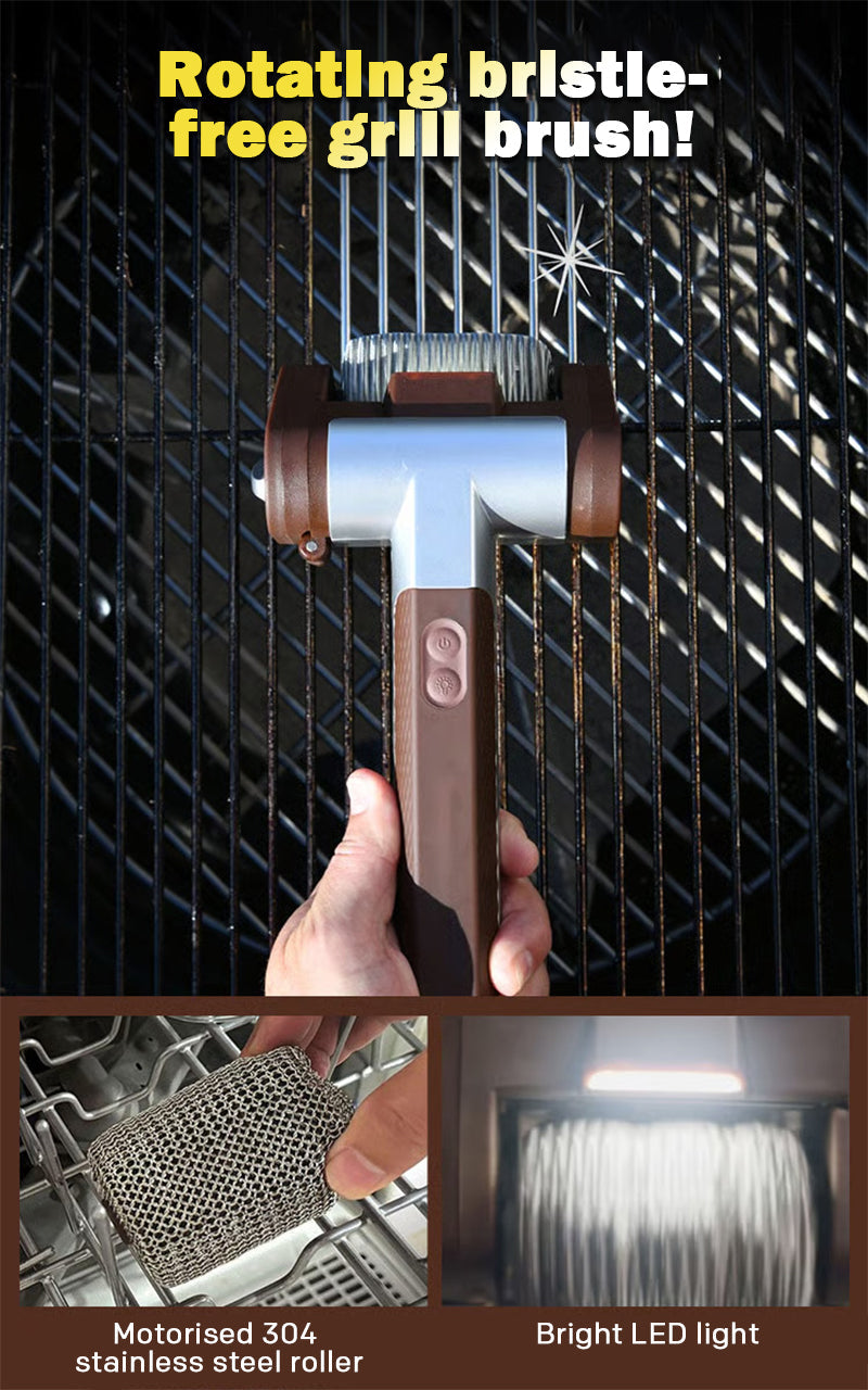 BowLift | Stainless Steel Grill Cleaning Brush