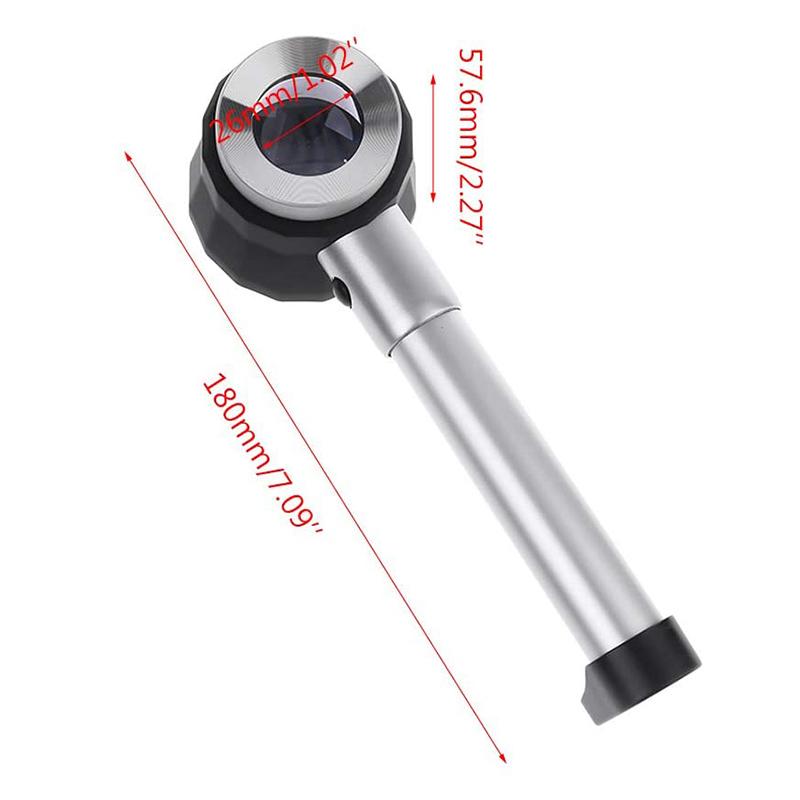 Skanto | 10X Magnifying Glass with Scale and LED Light