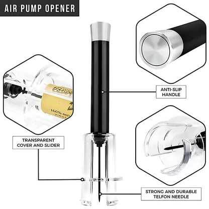 Skanto | Air Pump Corkscrew Set for Cork Removal